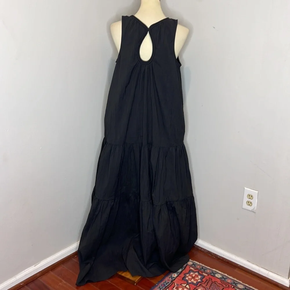 Acler Conara Sleeveless Black Maxi Dress with Pockets New with Tags $520 Retail‎ - Picture 7 of 14